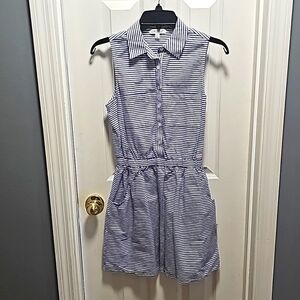 love, Fire Striped Black and White Dress